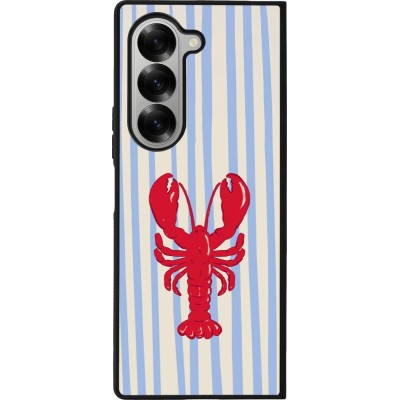 Samsung Galaxy Z Fold6 Case Hülle - Silikon schwarz Red lobster 2026