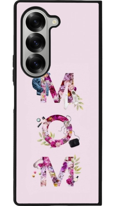 Samsung Galaxy Z Fold6 Case Hülle - Silikon schwarz Mom 2024 girly mom