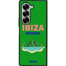 Samsung Galaxy Z Fold6 Case Hülle - Silikon schwarz Pop Summer Destination Ibiza