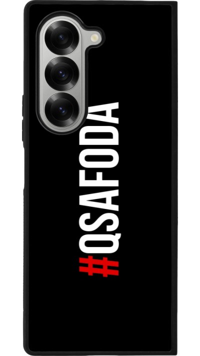 Samsung Galaxy Z Fold6 Case Hülle - Silikon schwarz Qsafoda 1