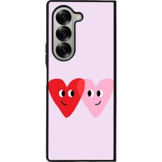 Coque Samsung Galaxy Z Fold6 - Silicone rigide noir Saint Valentines Day 26 Heart