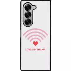 Coque Samsung Galaxy Z Fold6 - Silicone rigide noir Saint Valentines Day 26 Love is in the air