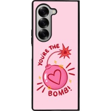 Samsung Galaxy Z Fold6 Case Hülle - Silikon schwarz Saint Valentines Day 26 You are the bomb