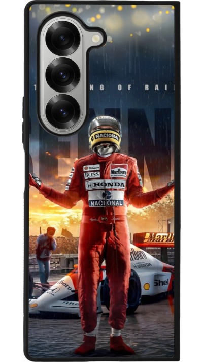 Samsung Galaxy Z Fold6 Case Hülle - Silikon schwarz Senna The King of Rain