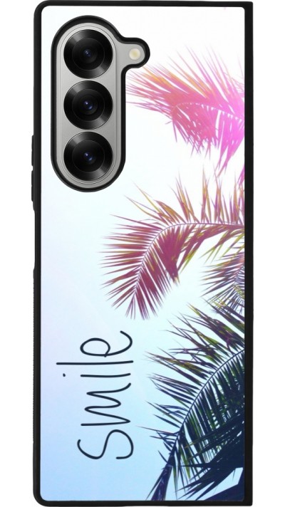 Samsung Galaxy Z Fold6 Case Hülle - Silikon schwarz Smile 05