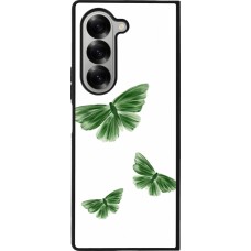 Coque Samsung Galaxy Z Fold6 - Silicone rigide noir Butterflies 2026
