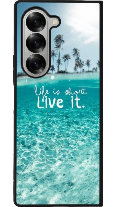 Coque Samsung Galaxy Z Fold6 - Silicone rigide noir Summer 18 24