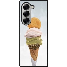 Coque Samsung Galaxy Z Fold6 - Silicone rigide noir Summer 2025 Cornet