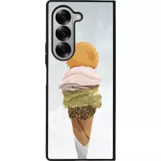 Coque Samsung Galaxy Z Fold6 - Silicone rigide noir Summer 2025 Cornet