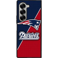 Coque Samsung Galaxy Z Fold6 - Silicone rigide noir Super Bowl 26 Patriots 1