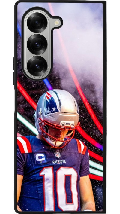 Coque Samsung Galaxy Z Fold6 - Silicone rigide noir Super Bowl 26 Patriots 3