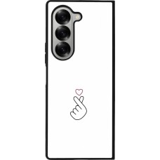 Coque Samsung Galaxy Z Fold6 - Silicone rigide noir Valentine 2024 heat by Millennials