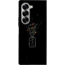 Coque Samsung Galaxy Z Fold6 - Silicone rigide noir Vase black