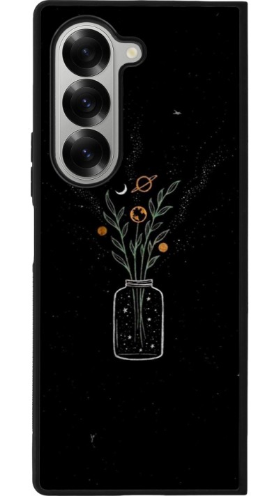 Coque Samsung Galaxy Z Fold6 - Silicone rigide noir Vase black