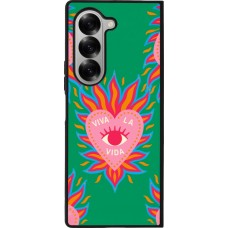 Coque Samsung Galaxy Z Fold6 - Silicone rigide noir Viva la vida 2026