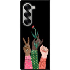 Coque Samsung Galaxy Z Fold6 - Silicone rigide noir Womens day 2026 2