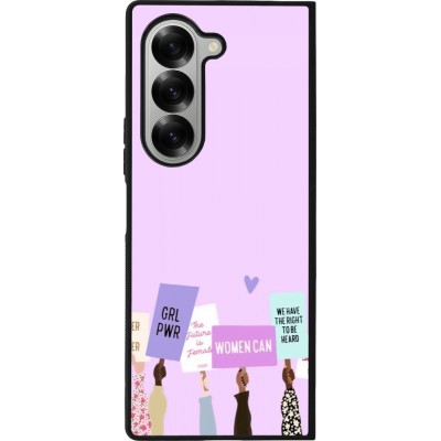 Coque Samsung Galaxy Z Fold6 - Silicone rigide noir Womens day 2026 9