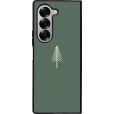 Samsung Galaxy Z Fold6 Case Hülle - Silikon schwarz Christmas 22 minimalist tree