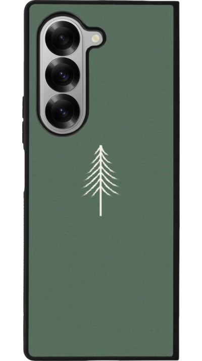 Samsung Galaxy Z Fold6 Case Hülle - Silikon schwarz Christmas 22 minimalist tree
