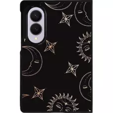 Coque Samsung Galaxy Z Fold8 - Silicone rigide noir Suns and Moons
