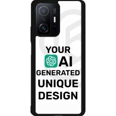 Xiaomi 11T Case Hülle - Silikon schwarz 100% einzigartig erstellt dank Deiner Kreativität und künstlicher Intelligenz (KI)