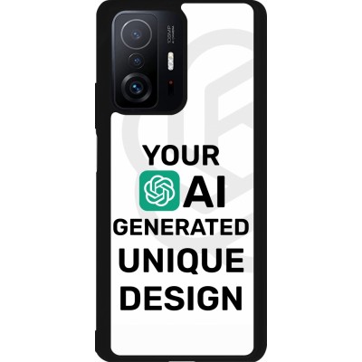 Xiaomi 11T Case Hülle - Silikon schwarz 100% einzigartig erstellt dank Deiner Kreativität und künstlicher Intelligenz (KI)