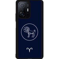 Xiaomi 11T Case Hülle - Silikon schwarz Astrologie Widder