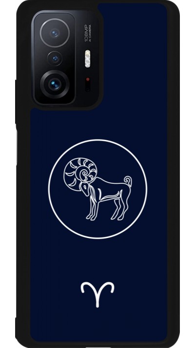 Coque Xiaomi 11T - Silicone rigide noir Astrologie Bélier
