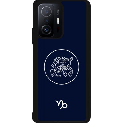 Coque Xiaomi 11T - Silicone rigide noir Astrologie Capricorne
