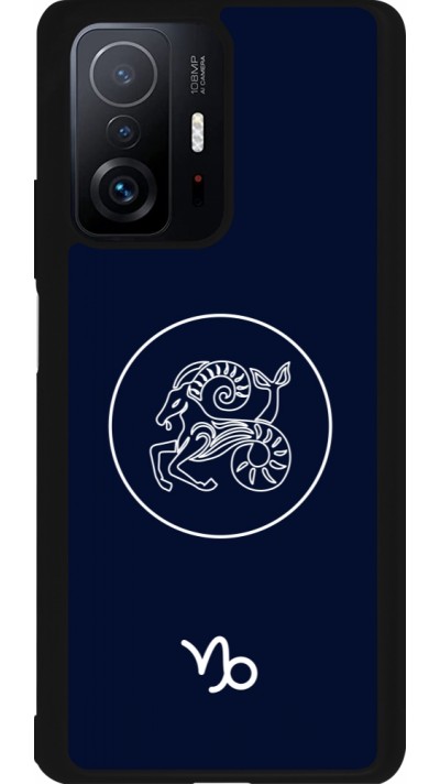 Coque Xiaomi 11T - Silicone rigide noir Astrologie Capricorne