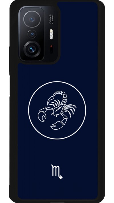 Coque Xiaomi 11T - Silicone rigide noir Astrologie Scorpion