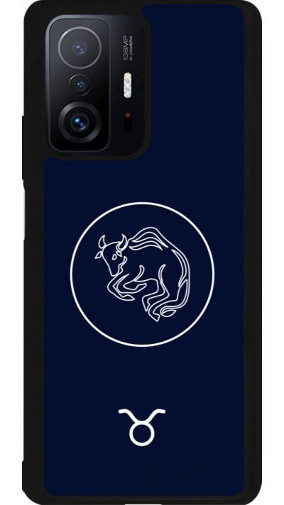 Coque Xiaomi 11T - Silicone rigide noir Astrologie Taureau