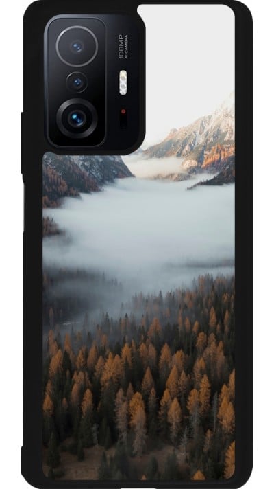 Coque Xiaomi 11T - Silicone rigide noir Autumn 22 forest lanscape