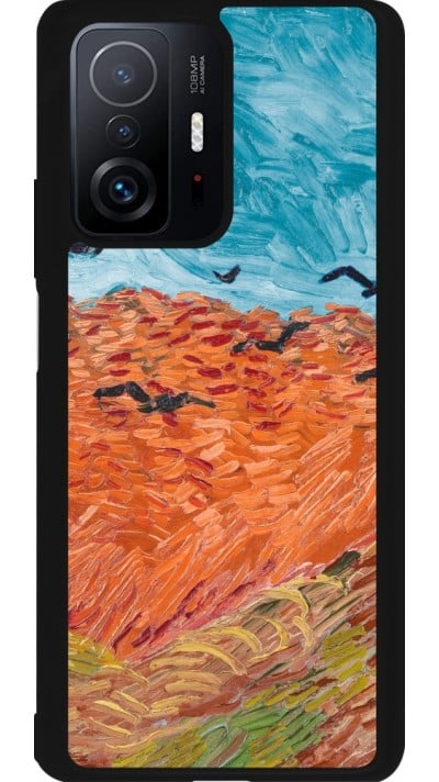 Coque Xiaomi 11T - Silicone rigide noir Autumn 22 Van Gogh style