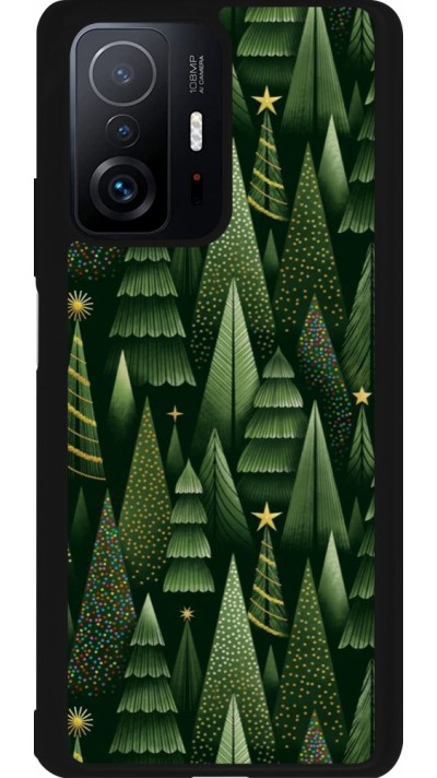 Coque Xiaomi 11T - Silicone rigide noir Christmas 25 Pattern Xmas Tree