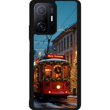 Coque Xiaomi 11T - Silicone rigide noir Christmas 25 Xmas Train