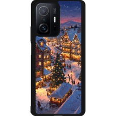 Coque Xiaomi 11T - Silicone rigide noir Christmas 25 Xmas Village