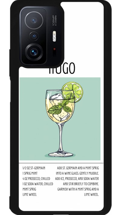Xiaomi 11T Case Hülle - Silikon schwarz Cocktail Rezept Hugo