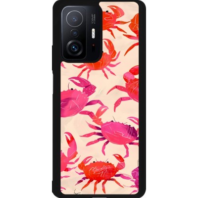 Xiaomi 11T Case Hülle - Silikon schwarz Crabs Paint