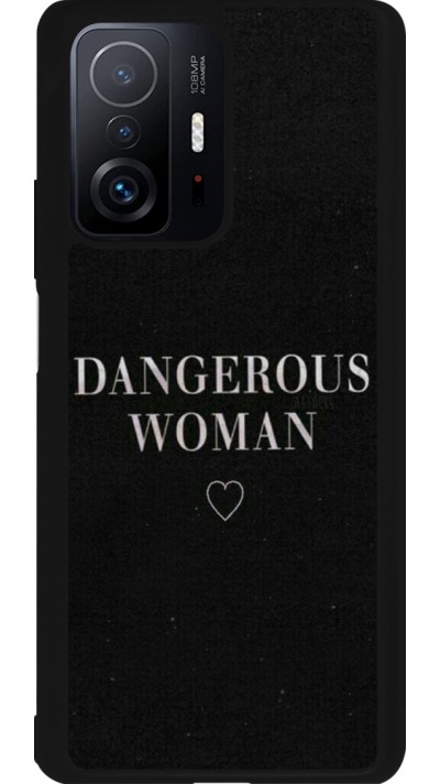 Coque Xiaomi 11T - Silicone rigide noir Dangerous woman