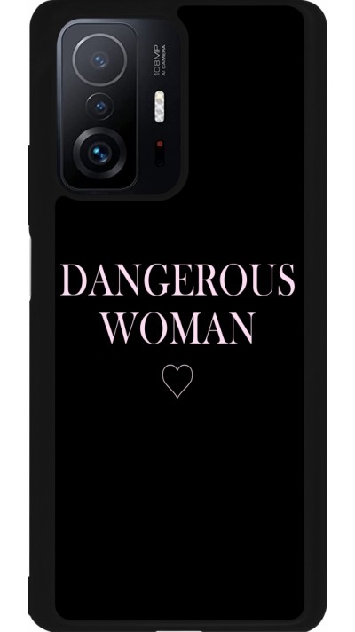 Coque Xiaomi 11T - Silicone rigide noir Dangerous woman