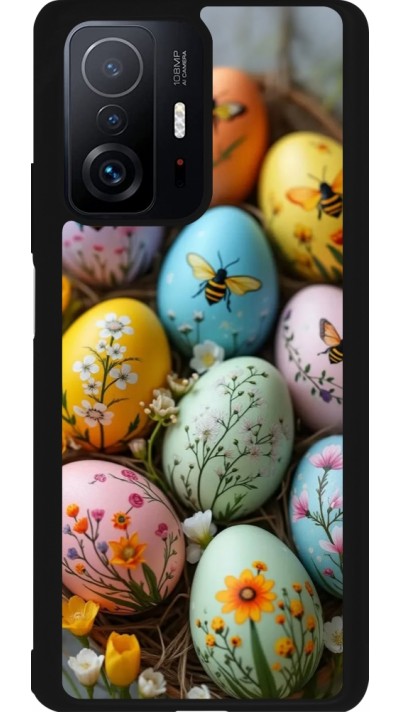 Xiaomi 11T Case Hülle - Silikon schwarz Easter 2026 Eggs with bees