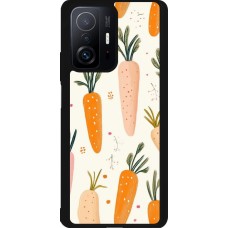Xiaomi 11T Case Hülle - Silikon schwarz Easter 2026 Illustration carrots