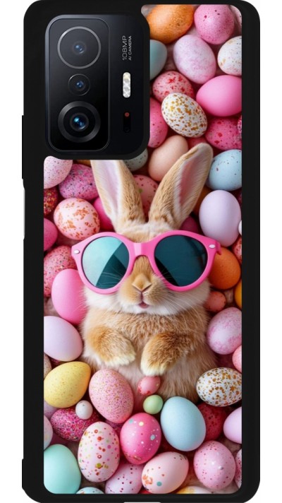 Xiaomi 11T Case Hülle - Silikon schwarz Easter 2026 Rabbit fun