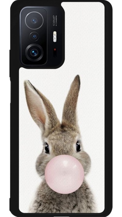 Coque Xiaomi 11T - Silicone rigide noir Easter 2023 bubble gum bunny