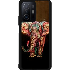 Coque Xiaomi 11T - Silicone rigide noir Elephant 02