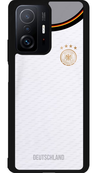 Coque Xiaomi 11T - Silicone rigide noir Maillot de football Allemagne 2022 personnalisable