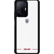 Coque Xiaomi 11T - Silicone rigide noir Maillot de football Angleterre 2026 personnalisable