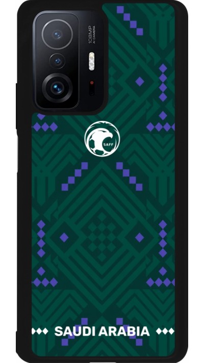 Xiaomi 11T Case Hülle - Silikon schwarz Saudi Arabien 2026 personalisierbares Fussballtrikot