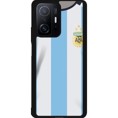 Xiaomi 11T Case Hülle - Silikon schwarz Argentinien 2022 personalisierbares Fussballtrikot